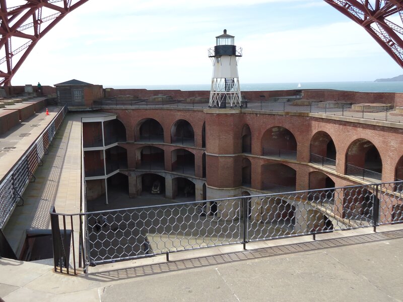 Fort Point with lighthouse