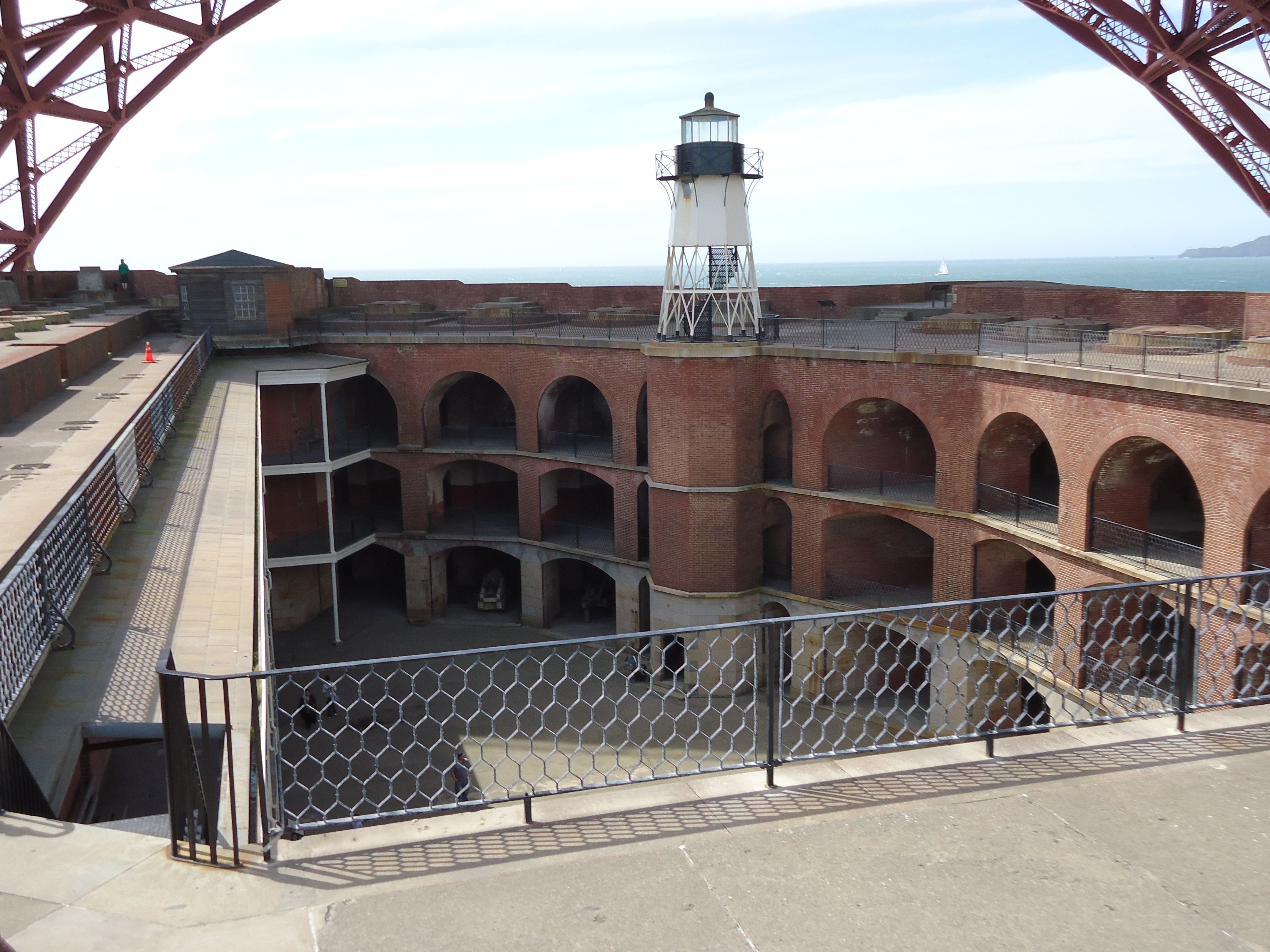 Fort Point with lighthouse