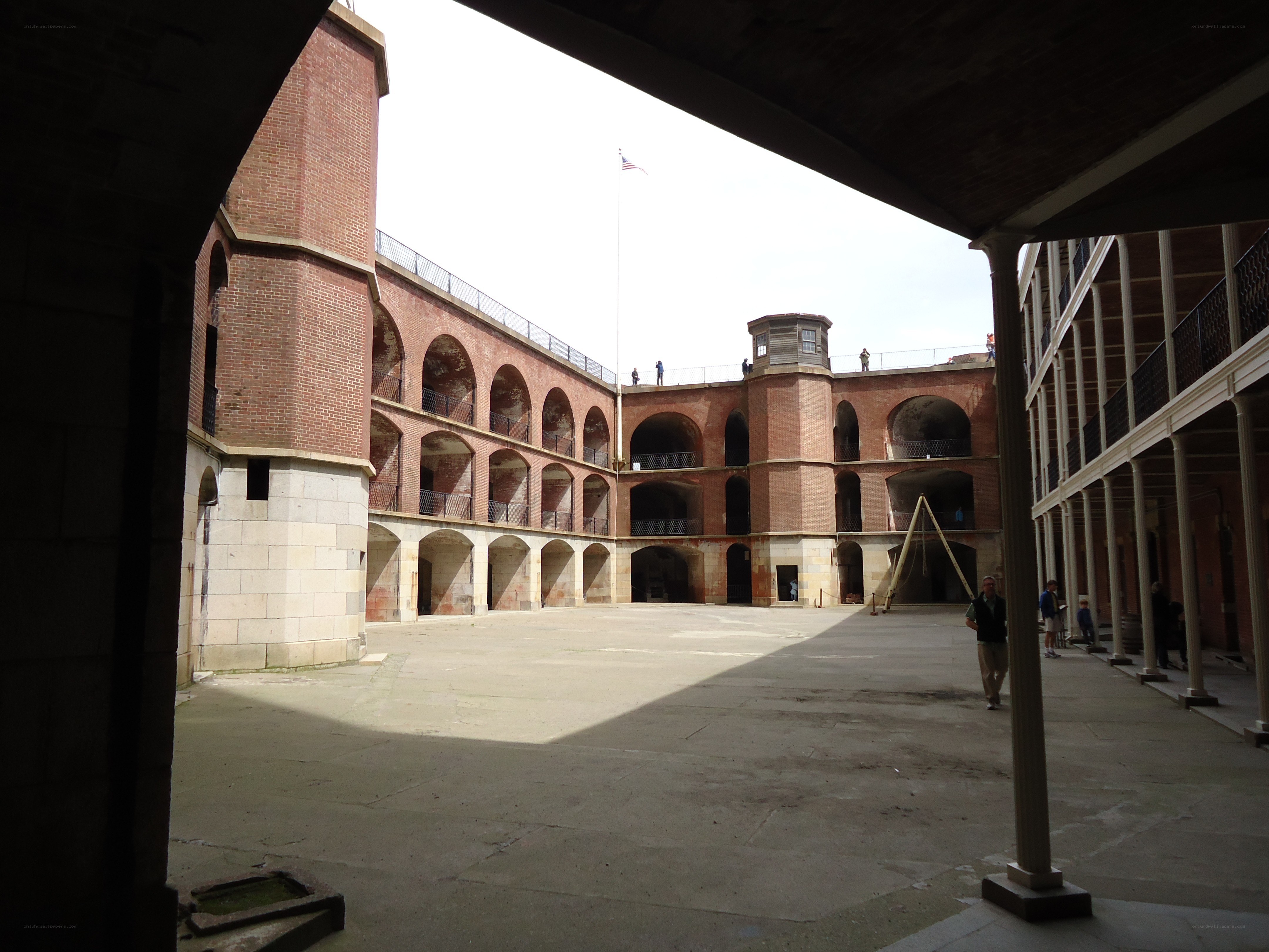 Fort's inner courtyard