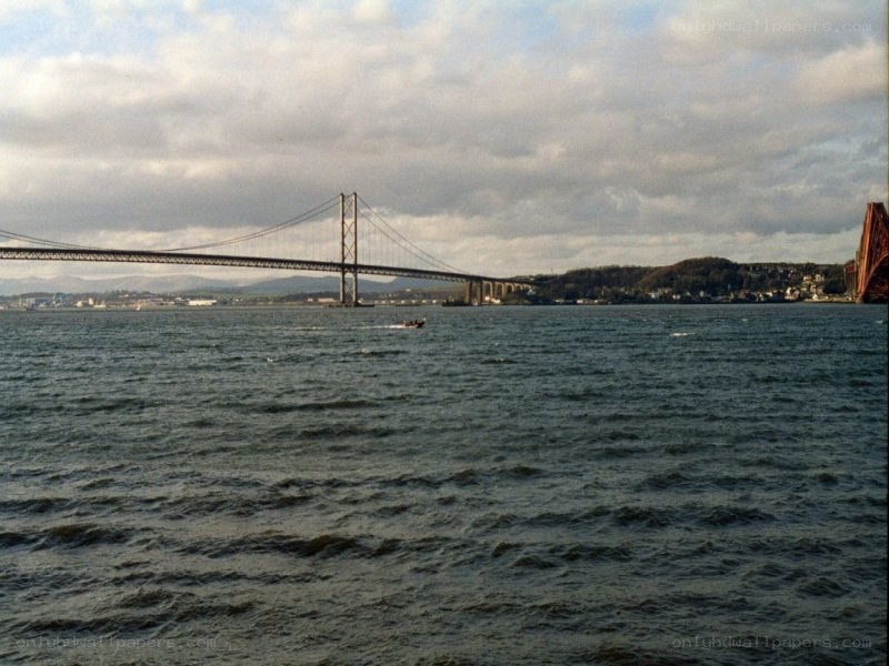 Forth Bridge and river view