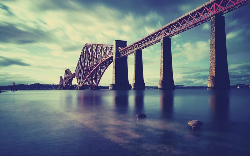 Forth Bridge — Blue, Dramatic