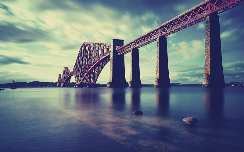 Forth Bridge — Blue
