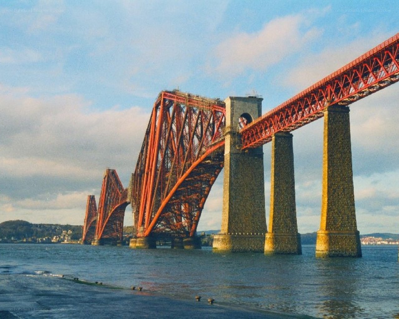 Forth Bridge in Scotland