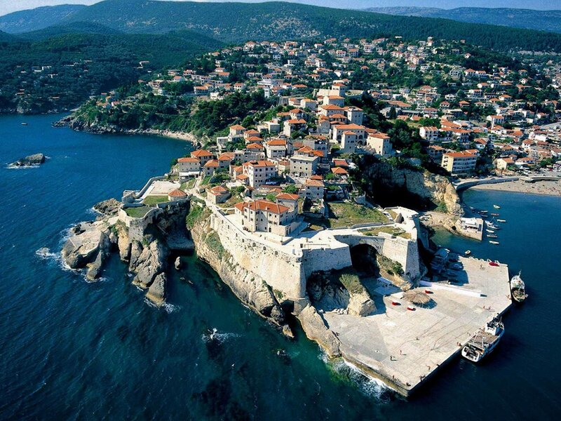 Fortified Coastal Town