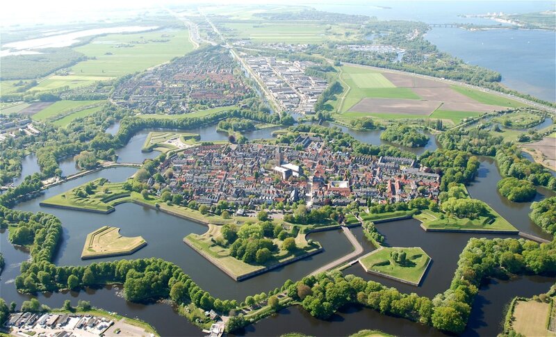 Fortified Town with Moat