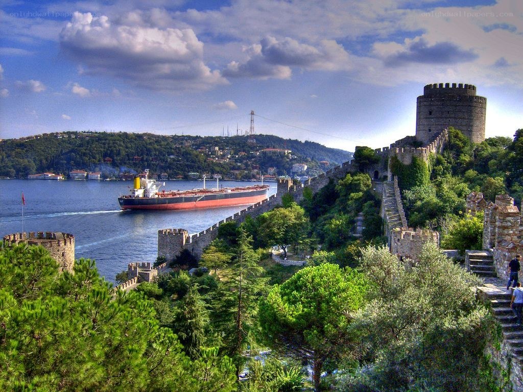 Fortress by the waterway