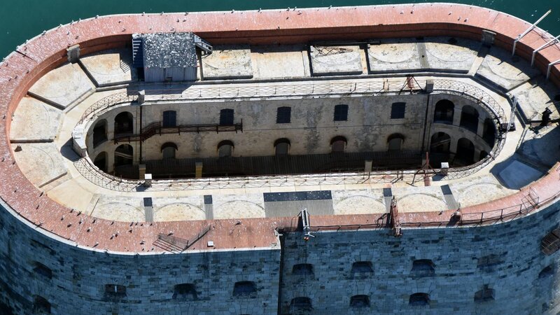 Fortress Courtyard — Gray