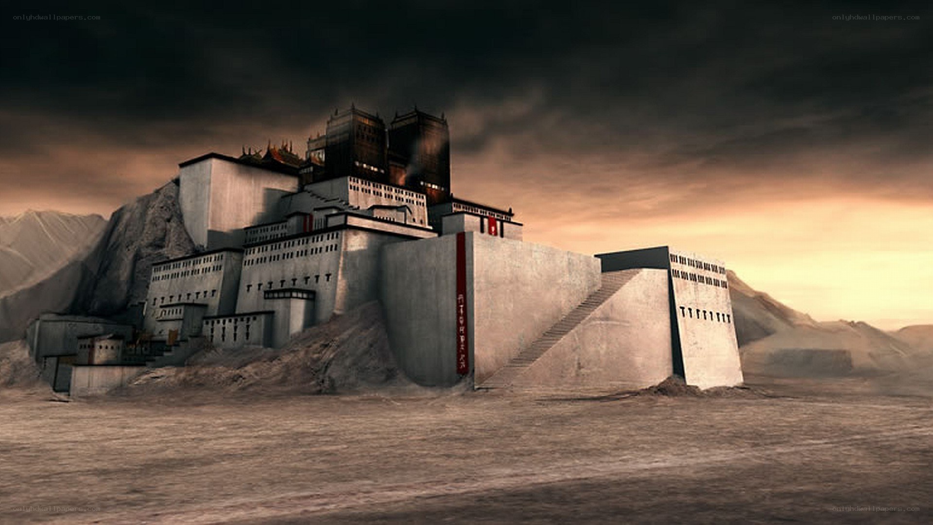 Fortress on a mountain