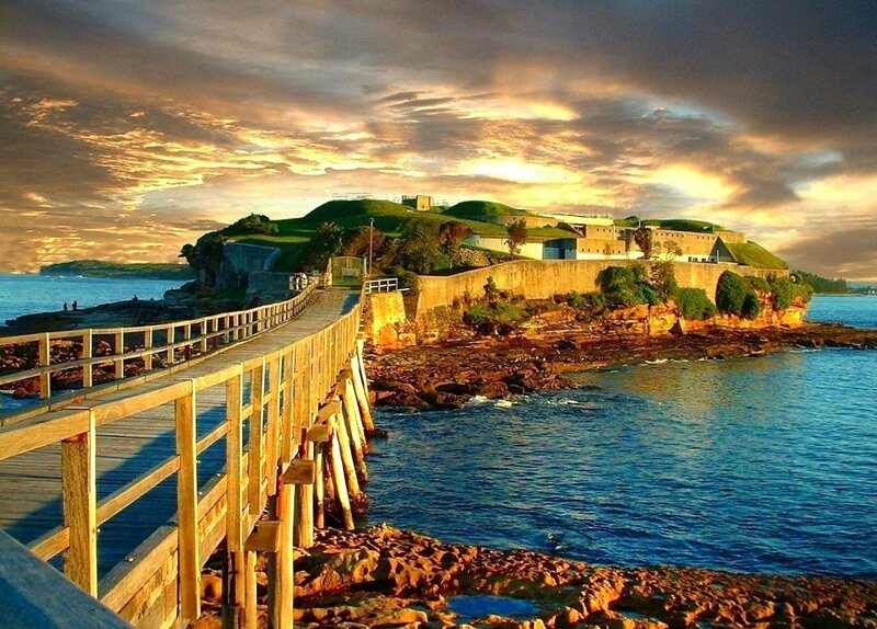 Fortress on Coastal Hill