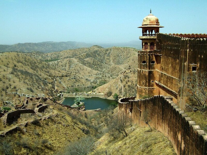 Fortress on Hillside — Brown