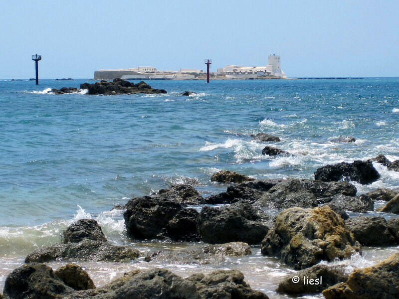 Fortress on Island — Blue