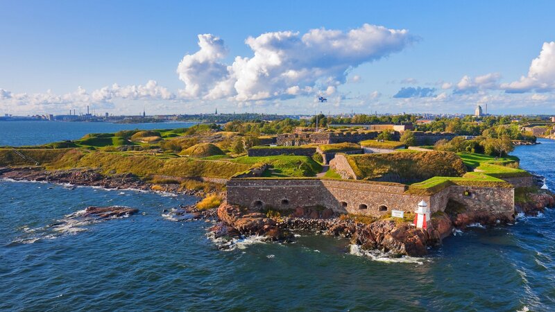 Fortress on Rocky Island — Blue