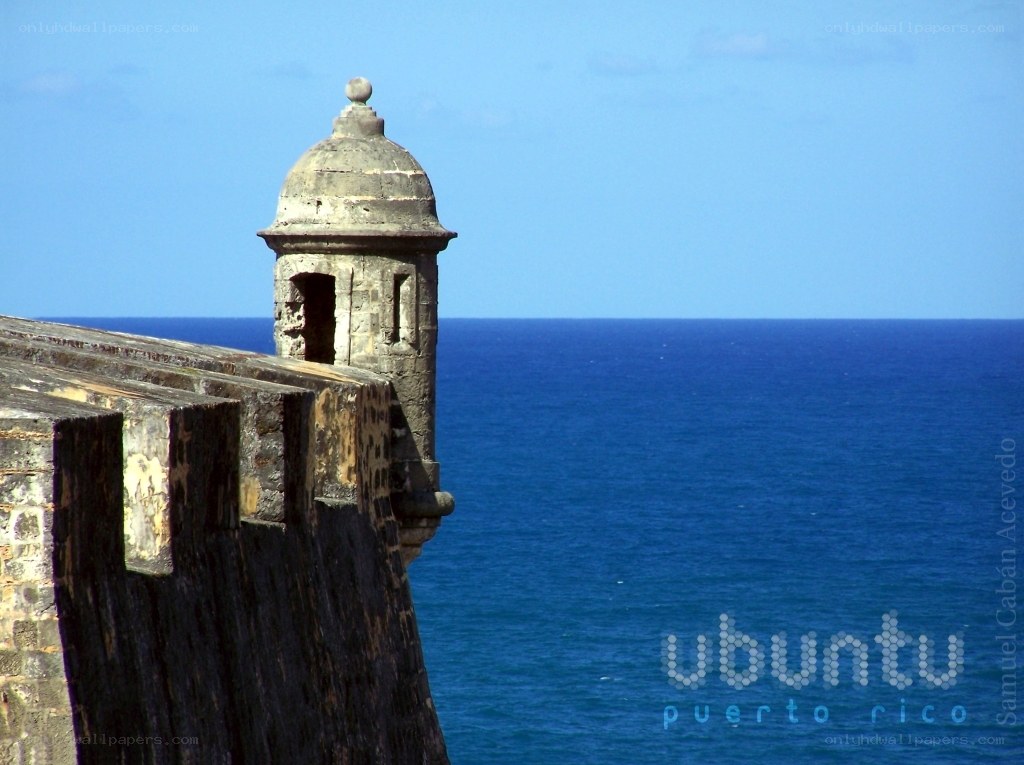 Fortress tower overlooking the ocean