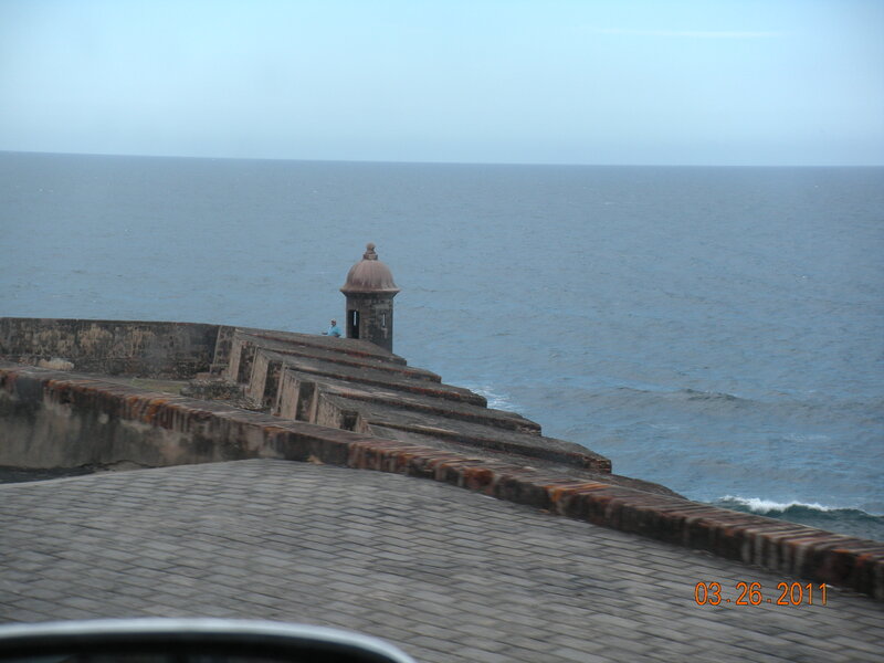 Fortress Wall by Ocean