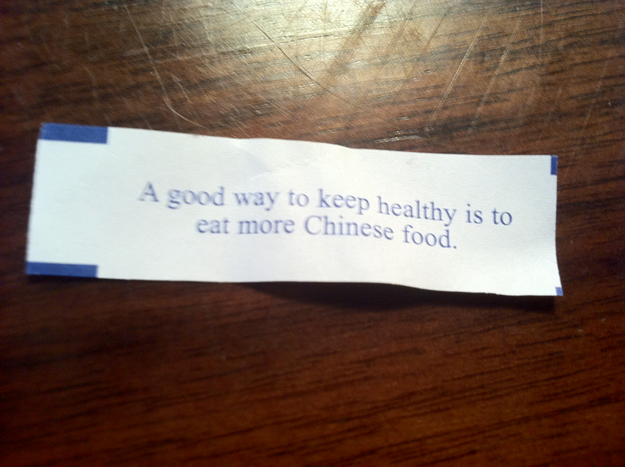 fortune cookie message