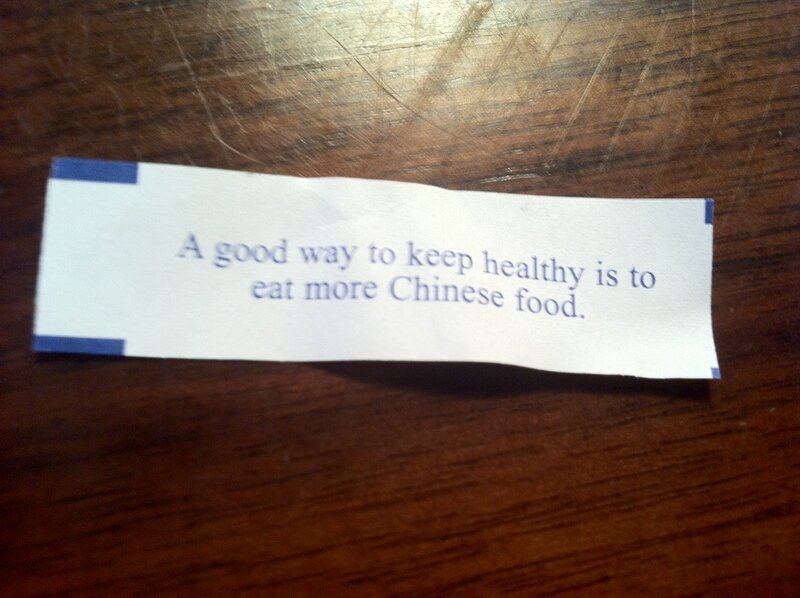 Fortune Cookie Paper — White