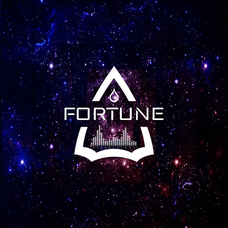 Fortune Logo on Space Background