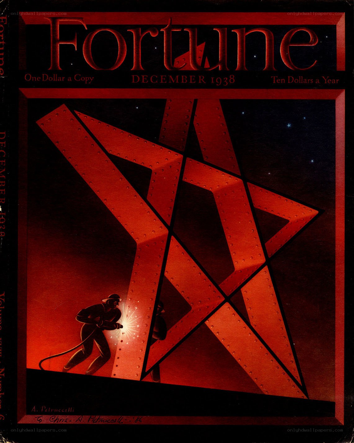 Fortune magazine cover art