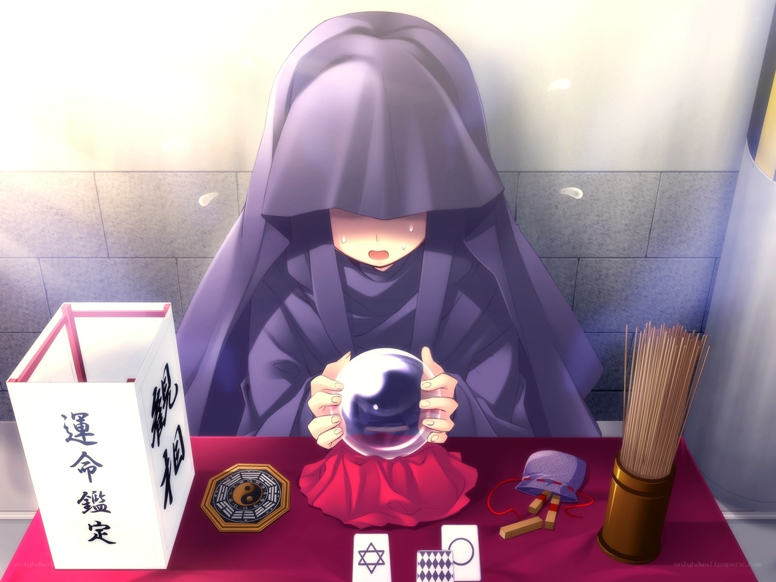Fortune-telling with a crystal ball