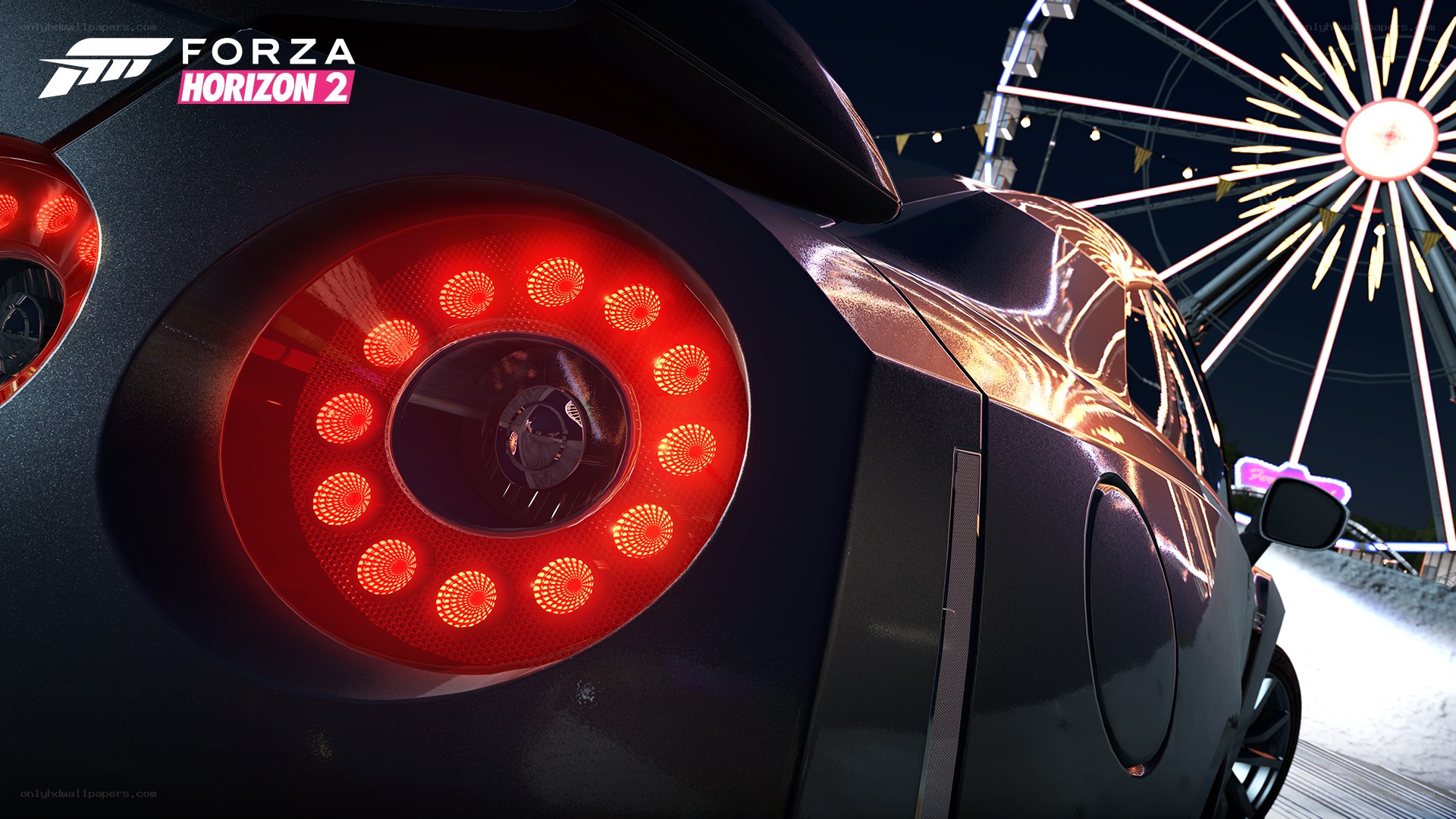 Forza Horizon 2 car at night