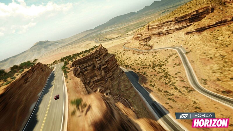 Forza Horizon desert racing