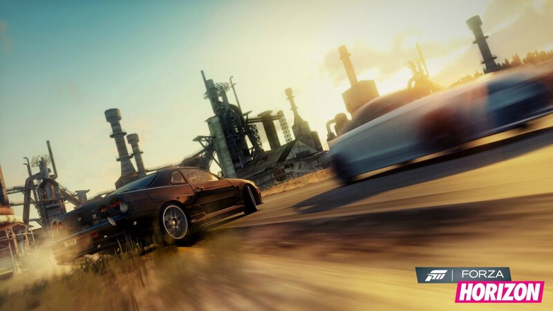 Forza Horizon racing scene