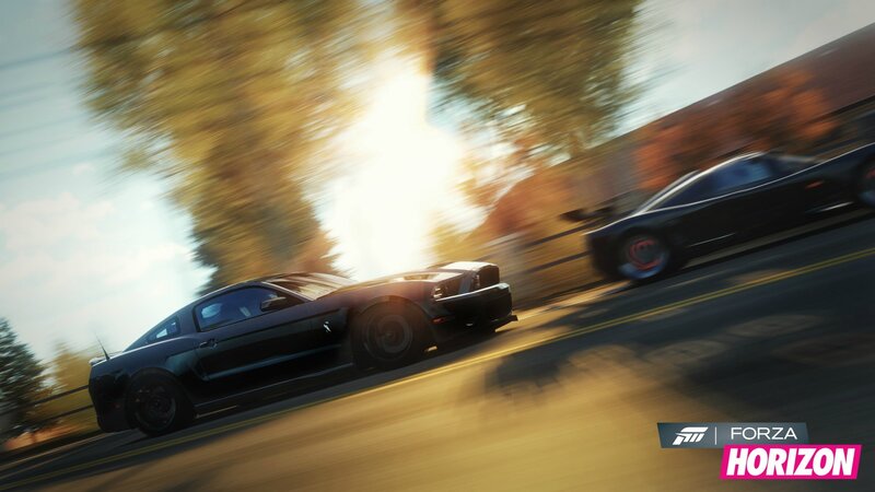 Forza Horizon racing scene