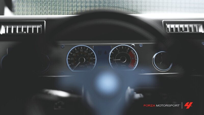 Forza Motorsport dashboard view