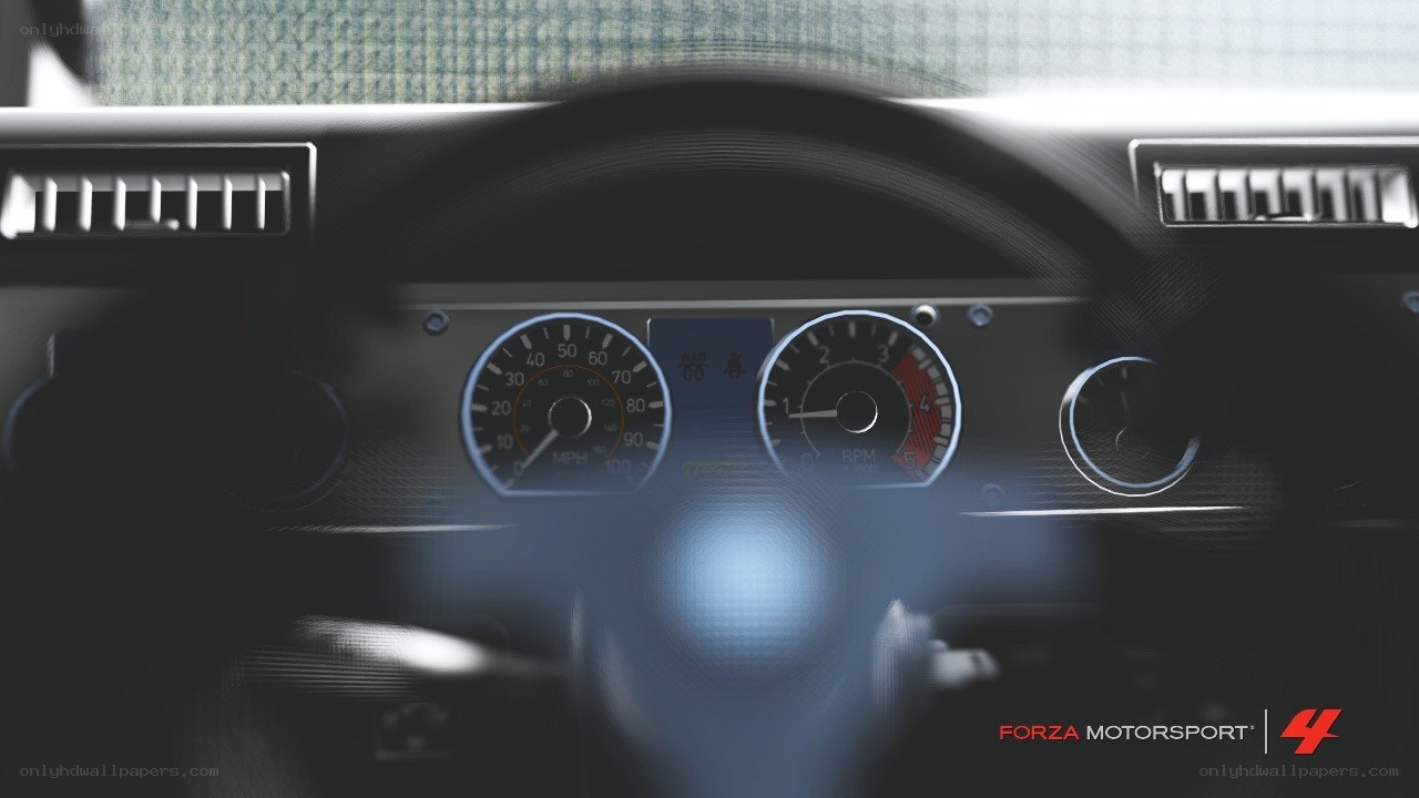 Forza Motorsport dashboard view