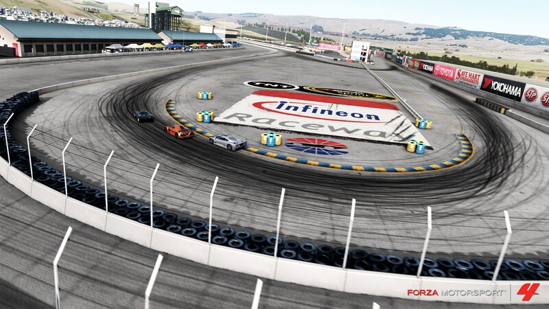 Forza Motorsport race at Infineon Raceway