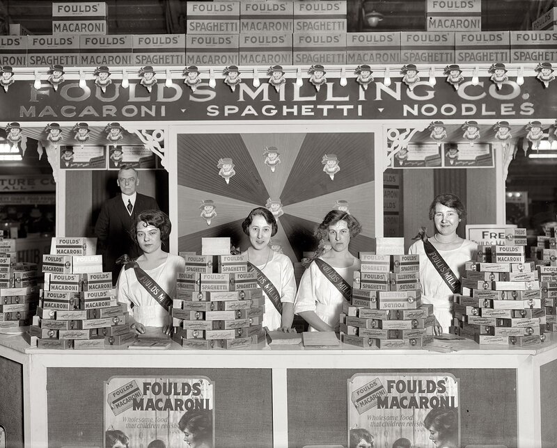 Foulds Macaroni Booth at Fair