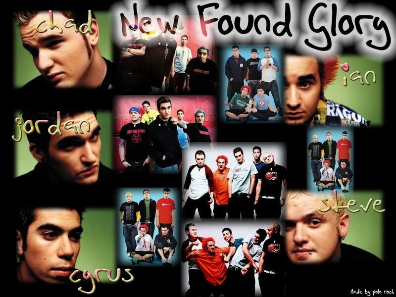 Found Glory band collage