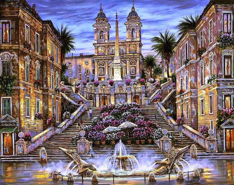 Fountain at Spanish Steps