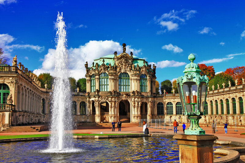 Fountain at Zwinger Palace