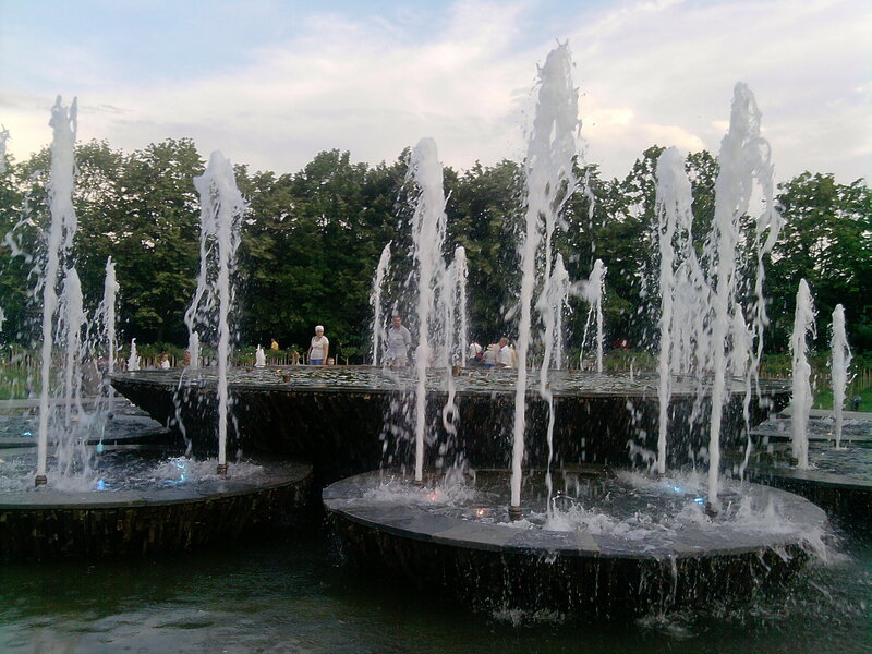 Fountain in a park