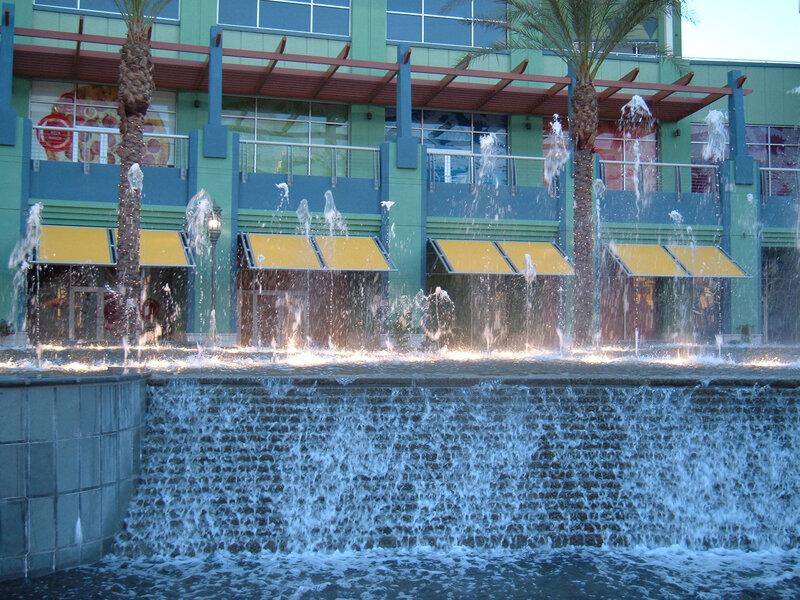 Fountain in front of a building