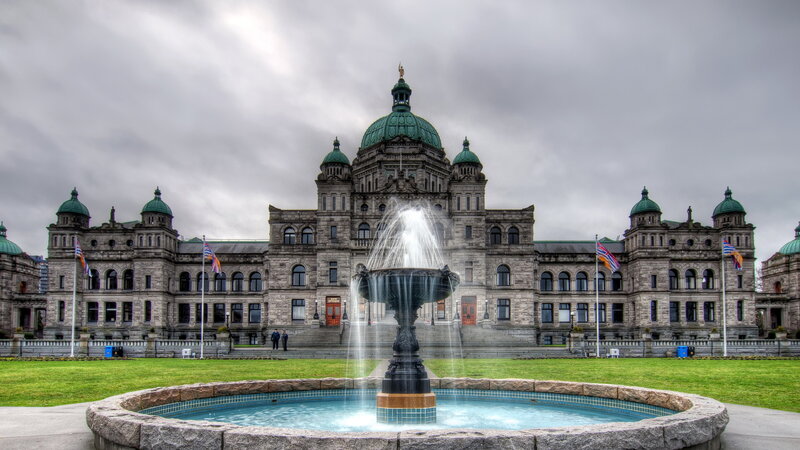 Fountain in Front of Building