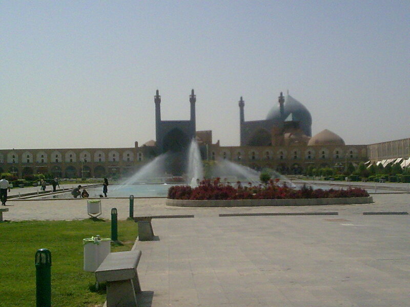 fountain in front of mosque