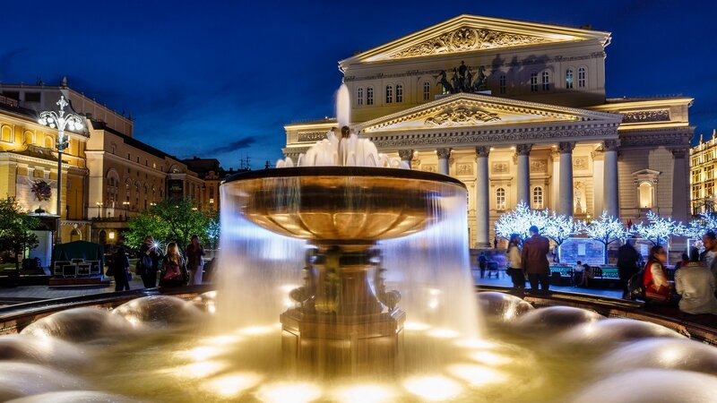 Fountain in Front of Opera House