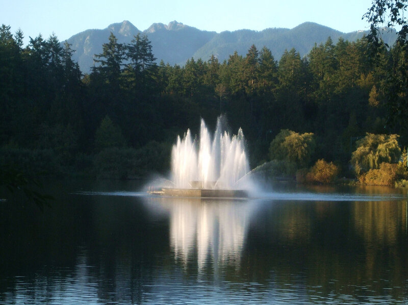 Fountain in Lake