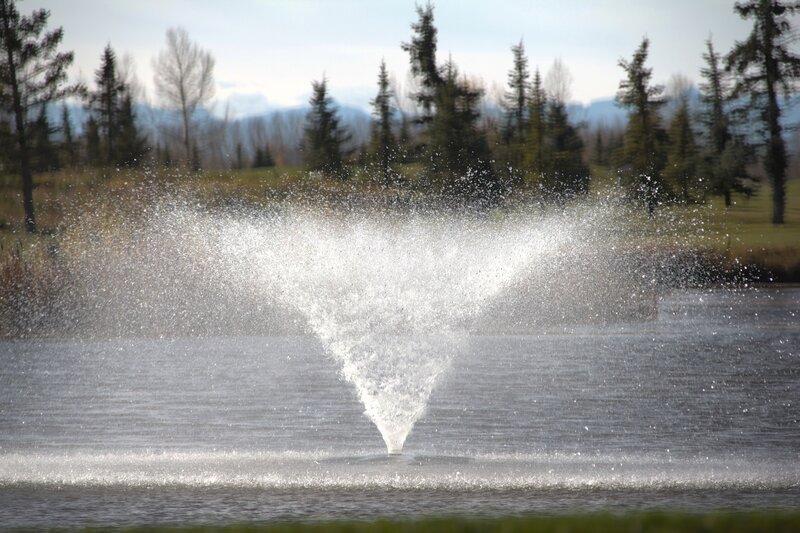 Fountain in Pond