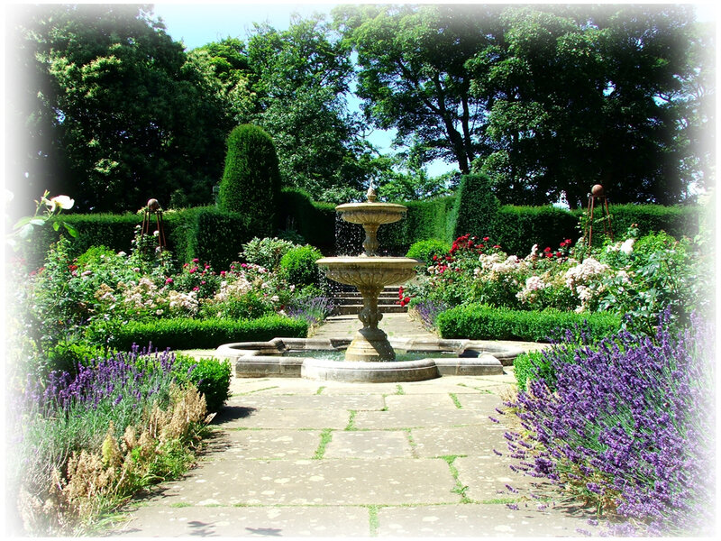 Fountain in Rose Garden
