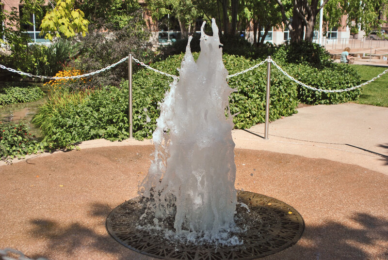 Fountain Jet in Park