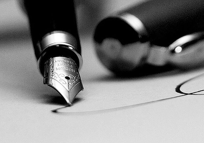 Fountain Pen Nib — Black