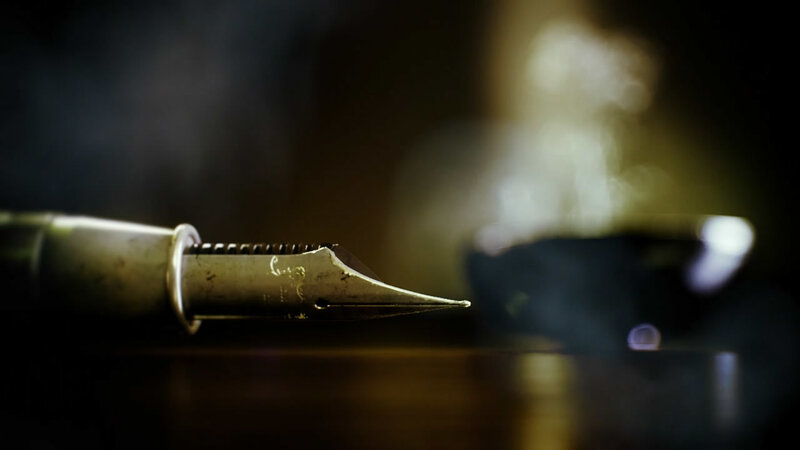 fountain pen nib close-up