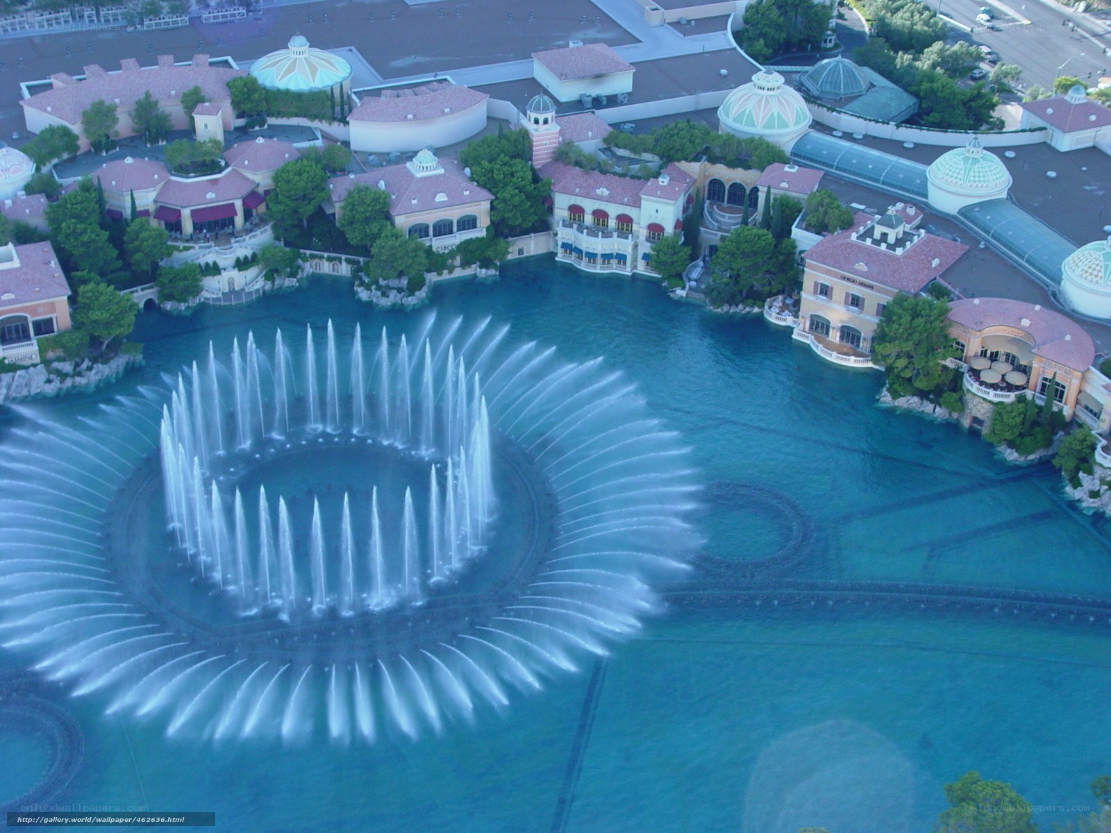 Fountain show at Bellagio