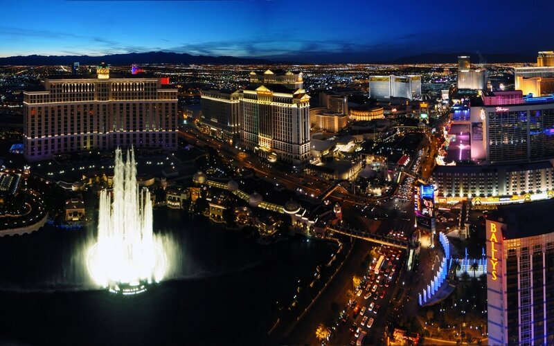 Fountain Show at Night — Blue, Dramatic, Photograph