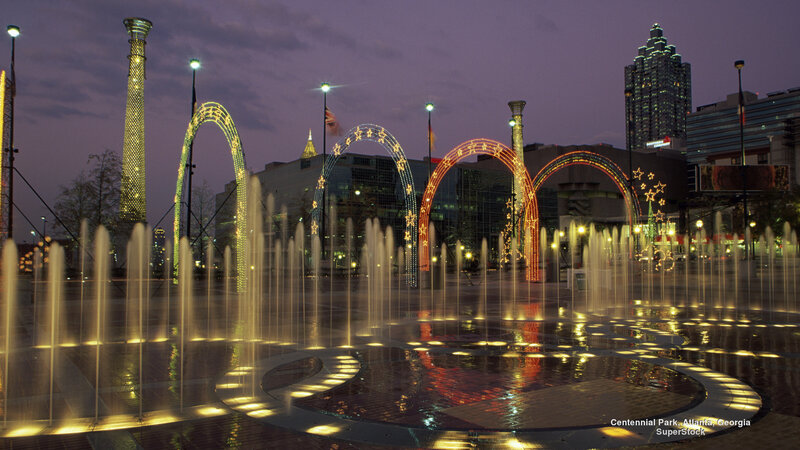 Fountain with Arches