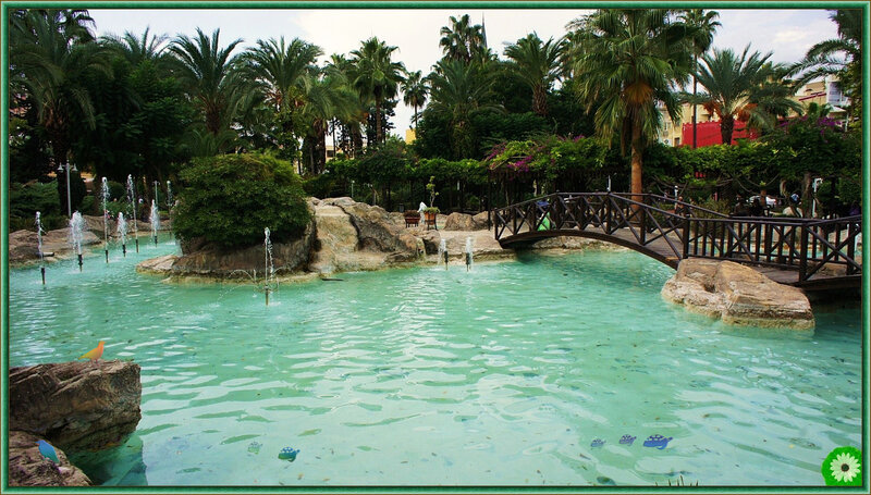 Fountain with Bridge