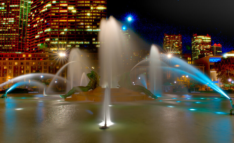 Fountain with Sculptures